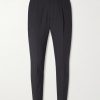 Drew Tapered Pleated Wool-Twill Trousers Drew Tapered Pleated Wool-Twill Trousers