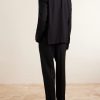 Hugo Straight-Leg Belted Virgin Wool Suit Trousers - BK Hugo Straight-Leg Belted Virgin Wool Suit Trousers - BK