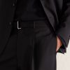 Hugo Straight-Leg Belted Virgin Wool Suit Trousers - CU Hugo Straight-Leg Belted Virgin Wool Suit Trousers - CU
