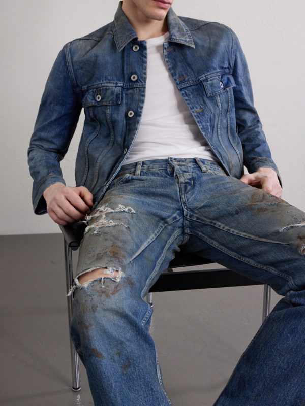 Kurdt Straight-Leg Distressed Jeans - CU