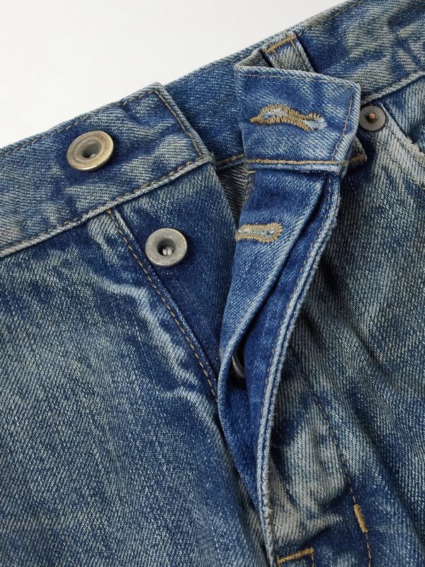 Kurdt Straight-Leg Distressed Jeans - E1