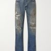 Kurdt Straight-Leg Distressed Jeans