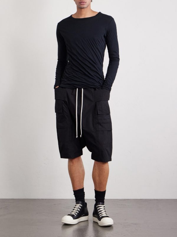 Creatch Pods Straight-Leg Cotton Cargo Shorts - OU Creatch Pods Straight-Leg Cotton Cargo Shorts - OU