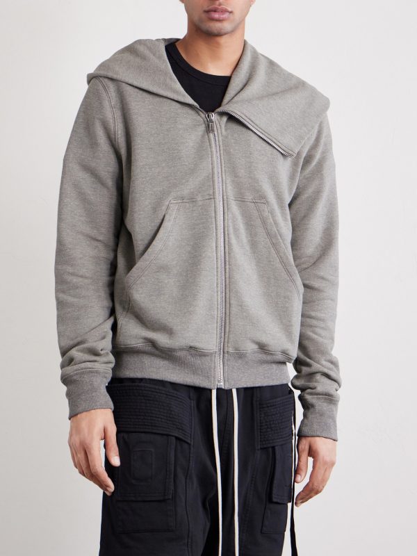 Mountain Zip-Up Cotton-Blend Hoodie - FR Mountain Zip-Up Cotton-Blend Hoodie - FR
