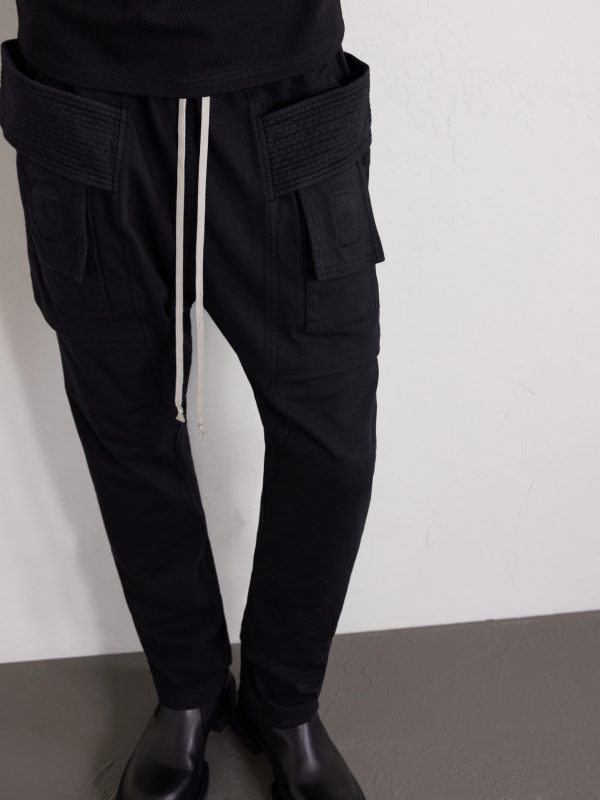 Creatch Tapered Cotton-Jersey Drawstring Cargo Trousers - CU Creatch Tapered Cotton-Jersey Drawstring Cargo Trousers - CU