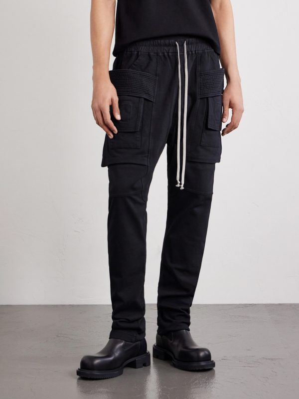 Creatch Tapered Cotton-Jersey Drawstring Cargo Trousers - FR Creatch Tapered Cotton-Jersey Drawstring Cargo Trousers - FR