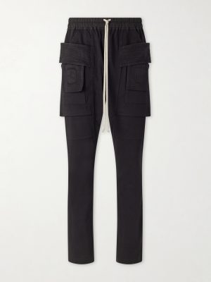 Creatch Tapered Cotton-Jersey Drawstring Cargo Trousers Creatch Tapered Cotton-Jersey Drawstring Cargo Trousers