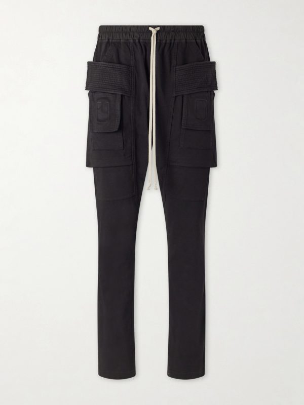 Creatch Tapered Cotton-Jersey Drawstring Cargo Trousers Creatch Tapered Cotton-Jersey Drawstring Cargo Trousers