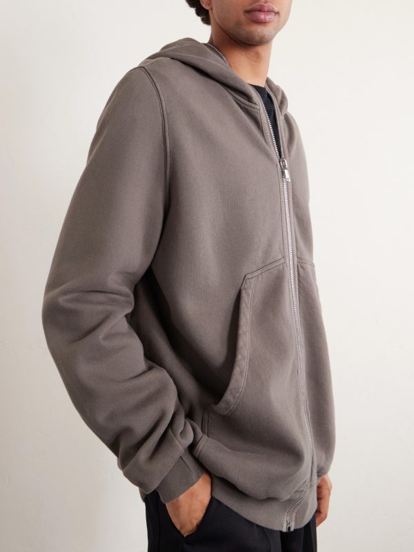 Jumbo Cotton-Jersey Zip-Up Hoodie - CU Jumbo Cotton-Jersey Zip-Up Hoodie - CU