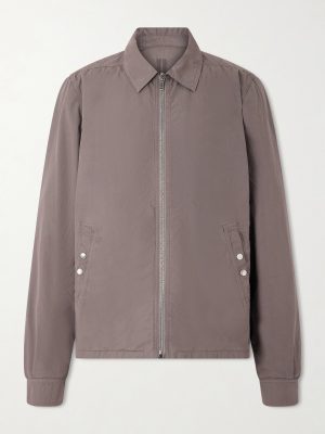 Organic Cotton-Ripstop Blouson Jacket