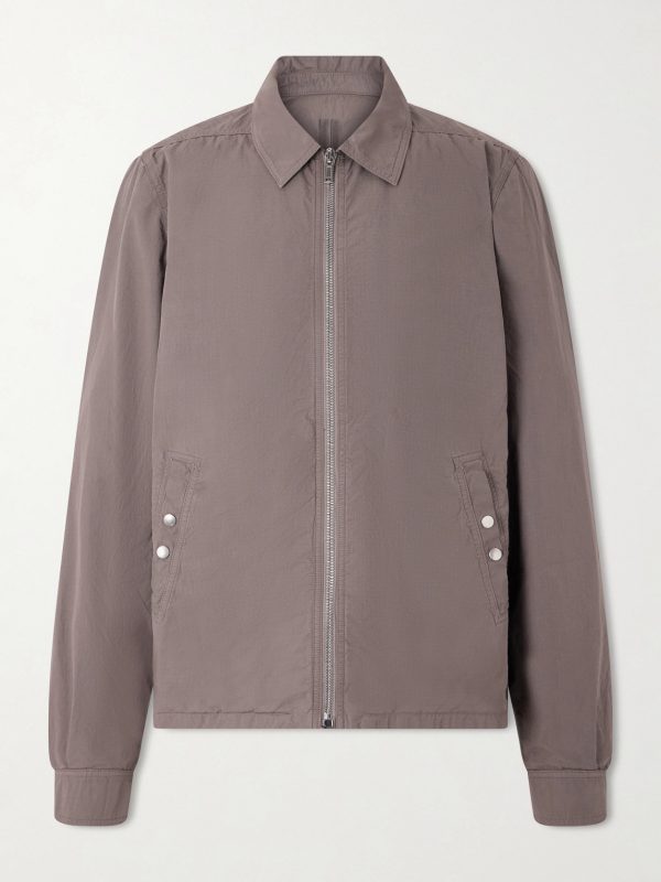 Organic Cotton-Ripstop Blouson Jacket
