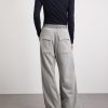 Geth Belas Wide-Leg Cotton-Blend Jersey Sweatpants - BK Geth Belas Wide-Leg Cotton-Blend Jersey Sweatpants - BK