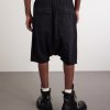 Straight-Leg Cotton-Jersey Shorts - BK Straight-Leg Cotton-Jersey Shorts - BK