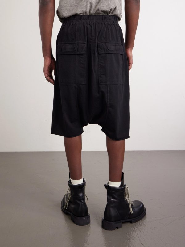 Straight-Leg Cotton-Jersey Shorts - BK Straight-Leg Cotton-Jersey Shorts - BK