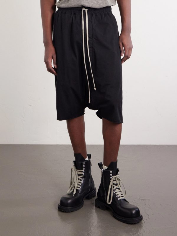 Straight-Leg Cotton-Jersey Shorts - FR Straight-Leg Cotton-Jersey Shorts - FR
