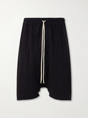 Straight-Leg Cotton-Jersey Shorts Straight-Leg Cotton-Jersey Shorts