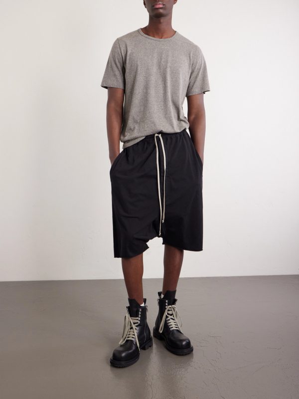 Straight-Leg Cotton-Jersey Shorts - OU Straight-Leg Cotton-Jersey Shorts - OU