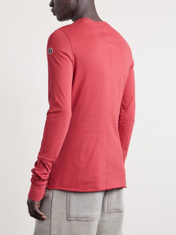 + Moncler Slim-Fit Logo-Appliquéd Cotton-Jersey T-Shirt - BK