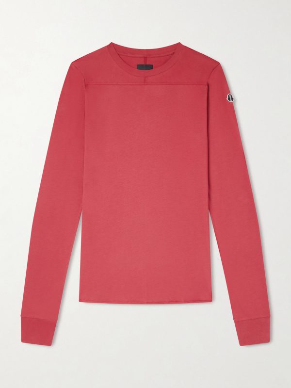 + Moncler Slim-Fit Logo-Appliquéd Cotton-Jersey T-Shirt