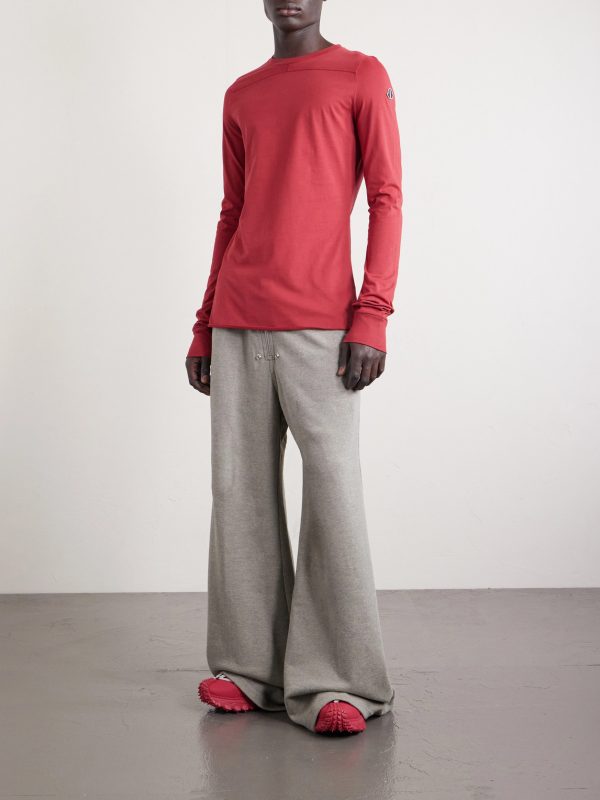 + Moncler Slim-Fit Logo-Appliquéd Cotton-Jersey T-Shirt - OU