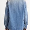 Distressed Denim Overshirt - BK