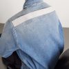 Distressed Denim Overshirt - CU