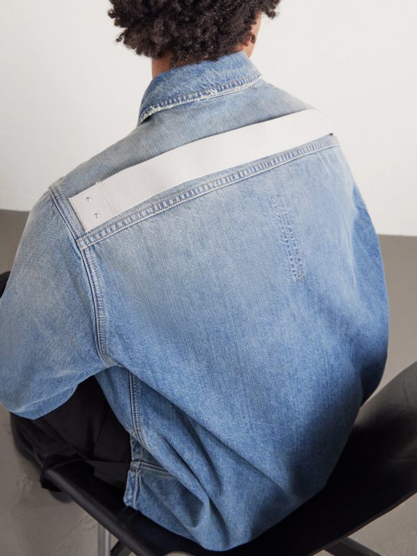 Distressed Denim Overshirt - CU
