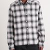 Level Cropped Checked Cotton Shirt - FR Level Cropped Checked Cotton Shirt - FR