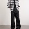 Level Cropped Checked Cotton Shirt - OU Level Cropped Checked Cotton Shirt - OU