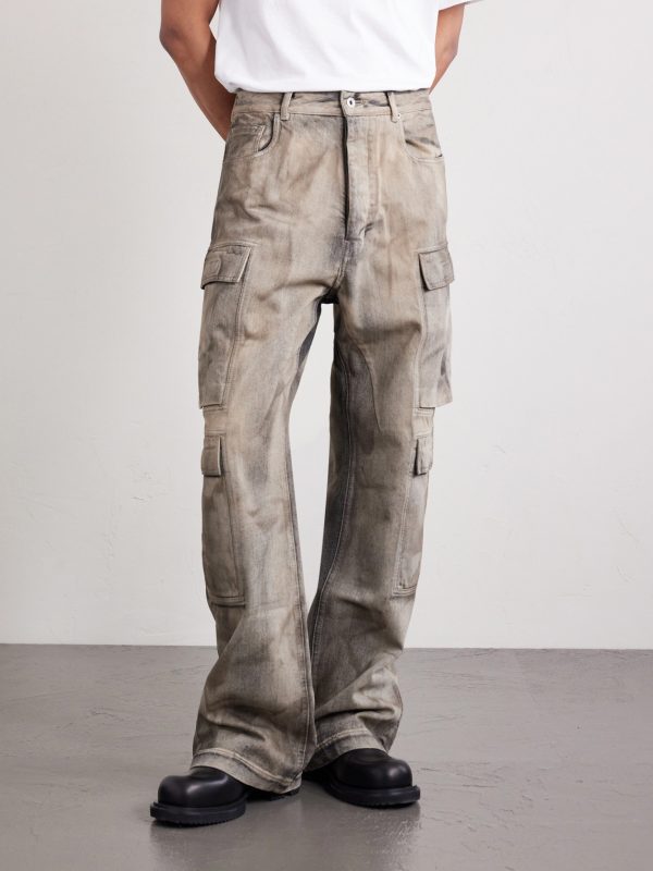 Straight-Leg Cargo Jeans - FR Straight-Leg Cargo Jeans - FR