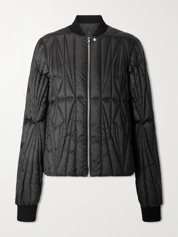 + Moncler Logo-Appliquéd Quilted Shell Down Jacket + Moncler Logo-Appliquéd Quilted Shell Down Jacket