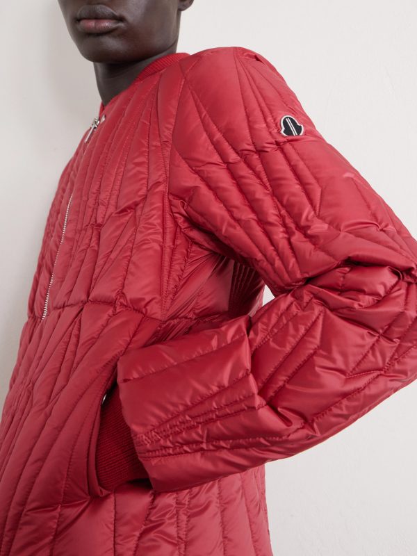 + Moncler Logo-Appliquéd Quilted Shell Down Jacket - CU + Moncler Logo-Appliquéd Quilted Shell Down Jacket - CU