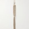 + Moncler Silver-Tone and Cord Keyring - BK