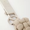 + Moncler Silver-Tone and Cord Keyring - CU
