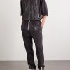 + Moncler Straight-Leg Logo-Appliquéd Embroidered Cotton-Jersey Sweatpants - OU