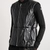 + Moncler Logo-Appliquéd Quilted Leather Gilet - FR + Moncler Logo-Appliquéd Quilted Leather Gilet - FR