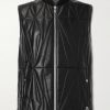 + Moncler Logo-Appliquéd Quilted Leather Gilet + Moncler Logo-Appliquéd Quilted Leather Gilet