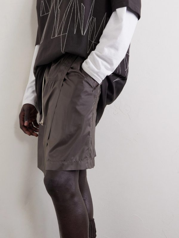 + Moncler Straight-Leg Shell Drawstring Shorts - CU + Moncler Straight-Leg Shell Drawstring Shorts - CU