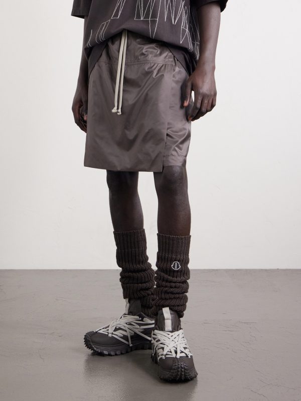 + Moncler Straight-Leg Shell Drawstring Shorts - FR + Moncler Straight-Leg Shell Drawstring Shorts - FR