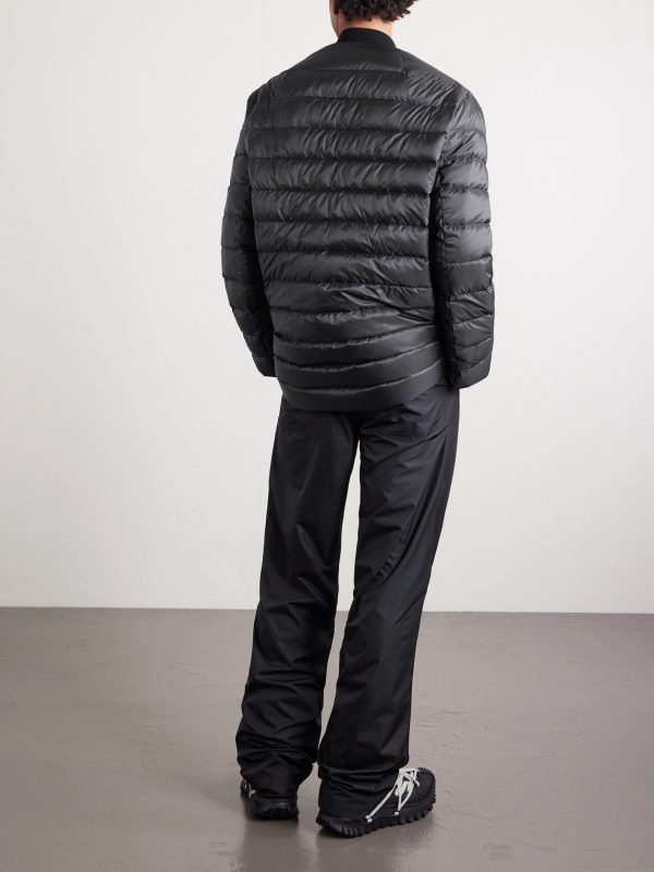 + Moncler Quilted Padded Shell Down Jacket - BK + Moncler Quilted Padded Shell Down Jacket - BK