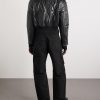 + Moncler Cropped Quilted Leather Jacket - BK + Moncler Cropped Quilted Leather Jacket - BK