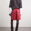 + Moncler Straight-Leg Shell Drawstring Shorts - BK