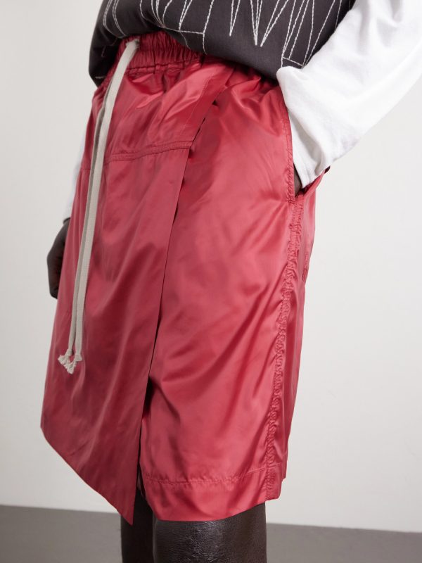 + Moncler Straight-Leg Shell Drawstring Shorts - E1