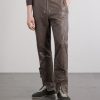 Motopants Straight-Leg Panelled Leather Trousers - FR Motopants Straight-Leg Panelled Leather Trousers - FR