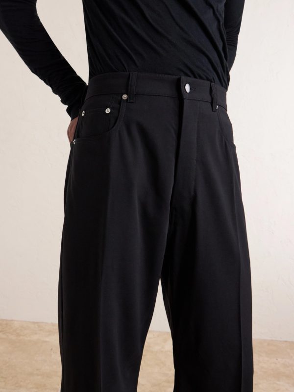 Geth Straight-Leg Virgin Wool Trousers - CU