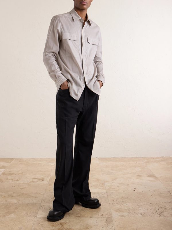 Geth Straight-Leg Virgin Wool Trousers - OU