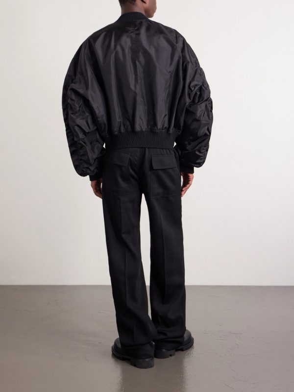 Secchia Flight Bomber Jacket - BK Secchia Flight Bomber Jacket - BK