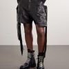 Fringed Leather Shorts - FR Fringed Leather Shorts - FR