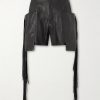 Fringed Leather Shorts Fringed Leather Shorts