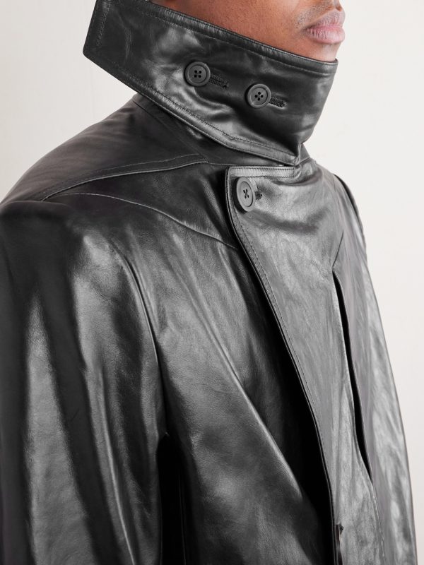 Mastodon Leather Trench Coat - CU Mastodon Leather Trench Coat - CU